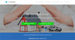 Desktop Screenshot of cotacontemplada.com.br